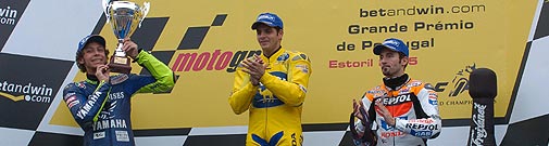 Estroril MotoGP Podium