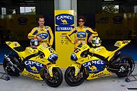 Rossi and Edwards Camal Yamaha Team