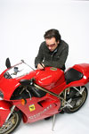 Bono signs Ducati motorcycle