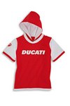 Kid's Ducati short sleeved hooded T-shirt