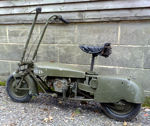 Folding Scooter on Yes Scooters Were Used By Airborne Troops We Had Our Brockman Corgis